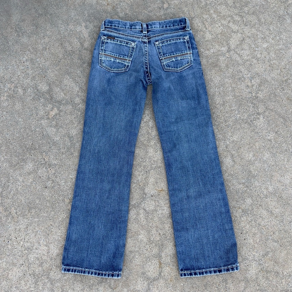Ariat Boys Youth Size 14 (28x30) B4 Relaxed Boot Denim Jeans Durango Coltrane - Picture 13 of 14